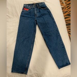 Patched Abercrombie jeans